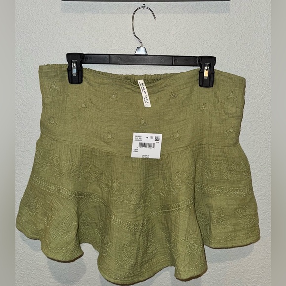 American Eagle Embroidered Babydoll Tube Top - Picture 3 of 4